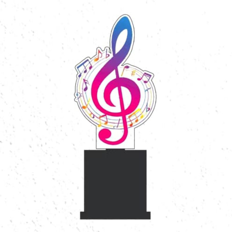 Piala Mic Piala Menyanyi Piala Nada Piala Musik Piala Musik Akrilik Custom