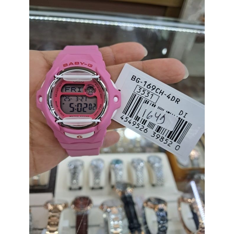 Jam Tangan Cewek Casio Baby G  BG-169CH-4DR  original