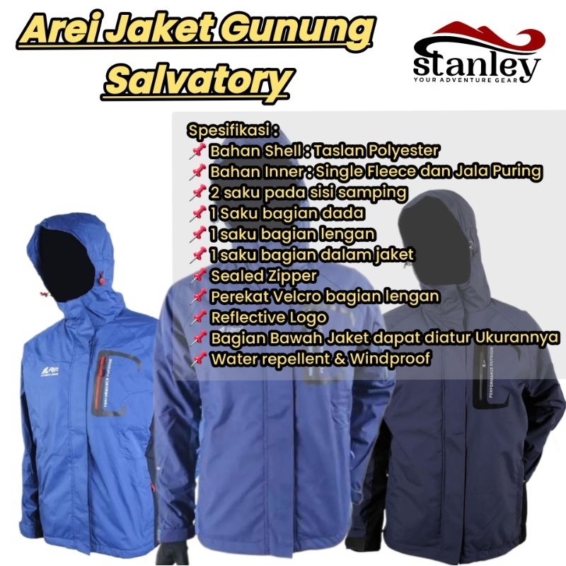 Arei Jaket Gunung Salvatory