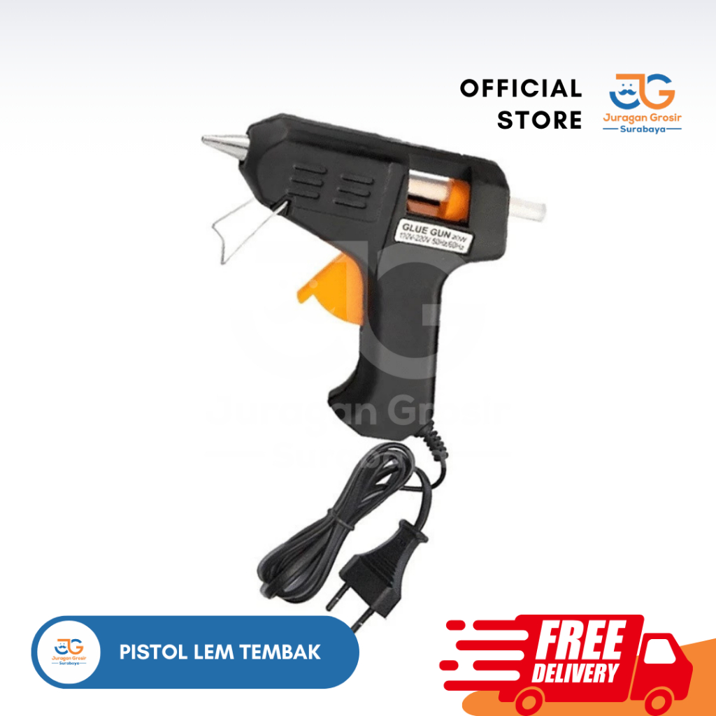 

(JGS) Pistol Lem Tembak / Hot Melt Glue Gun In Off / Lem Tembak Home Frozen