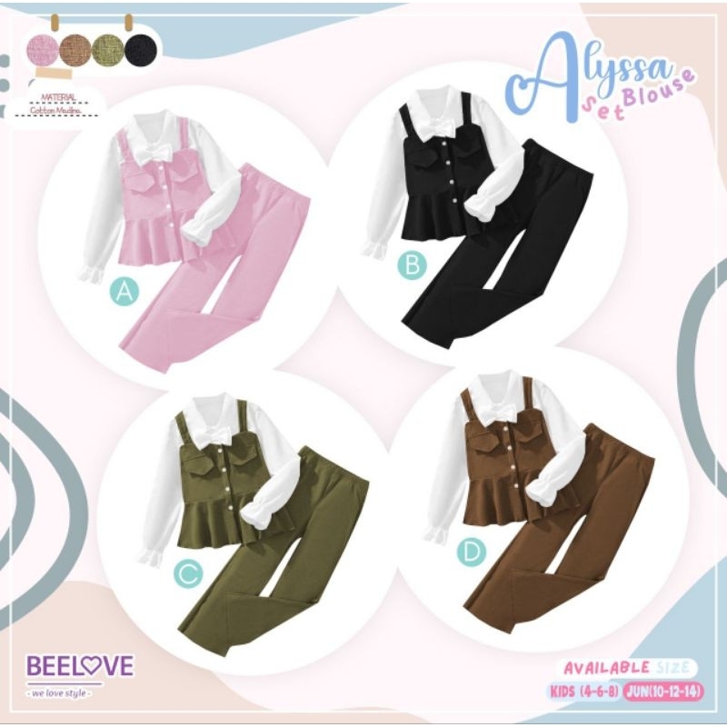 Alyssa Set Blouse by Beelove