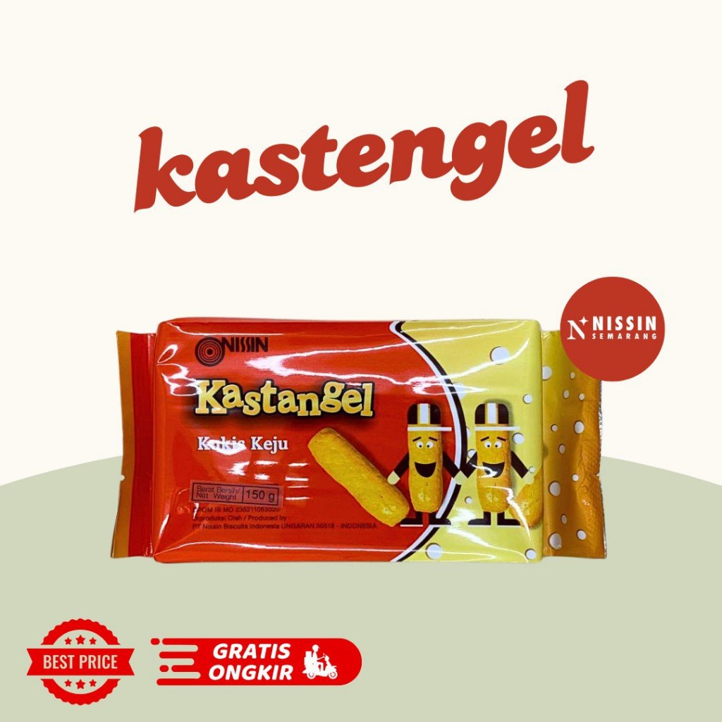 

Nissin Kastangel Kukis Keju 150gr