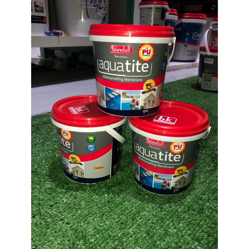 BONDALL AQUATITE MERAT BATA 1KG, MERAH MAROON 1KG, CREAM 1KG