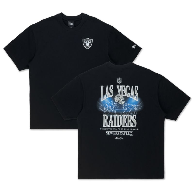 T-Shirt New Era Cap Las Vegas Raiders NFL Oversized Original