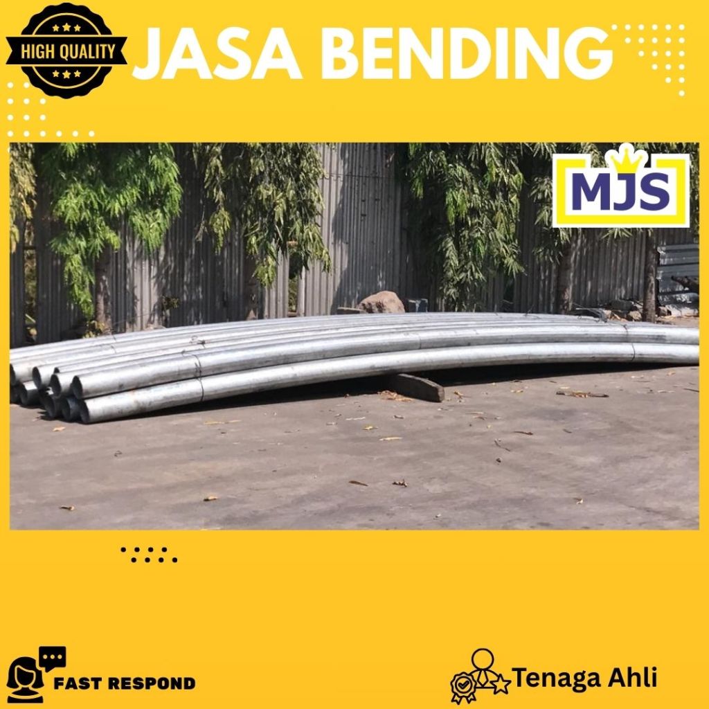 Jasa Roll Pipa (Bending) IWF-H Beam-Pipa Galvanis