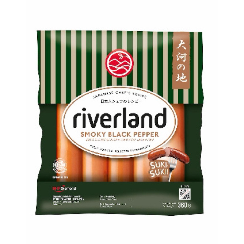 

Riverland Smoky Blackpepper Sausage sosis 360gr