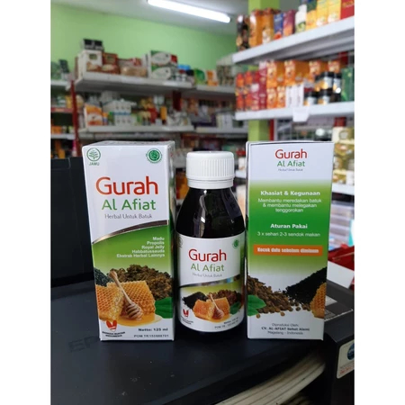 

Sirup Gurah Al Afiat 125ml / Madu Herbal Batuk / tenggorokan / radang herbal