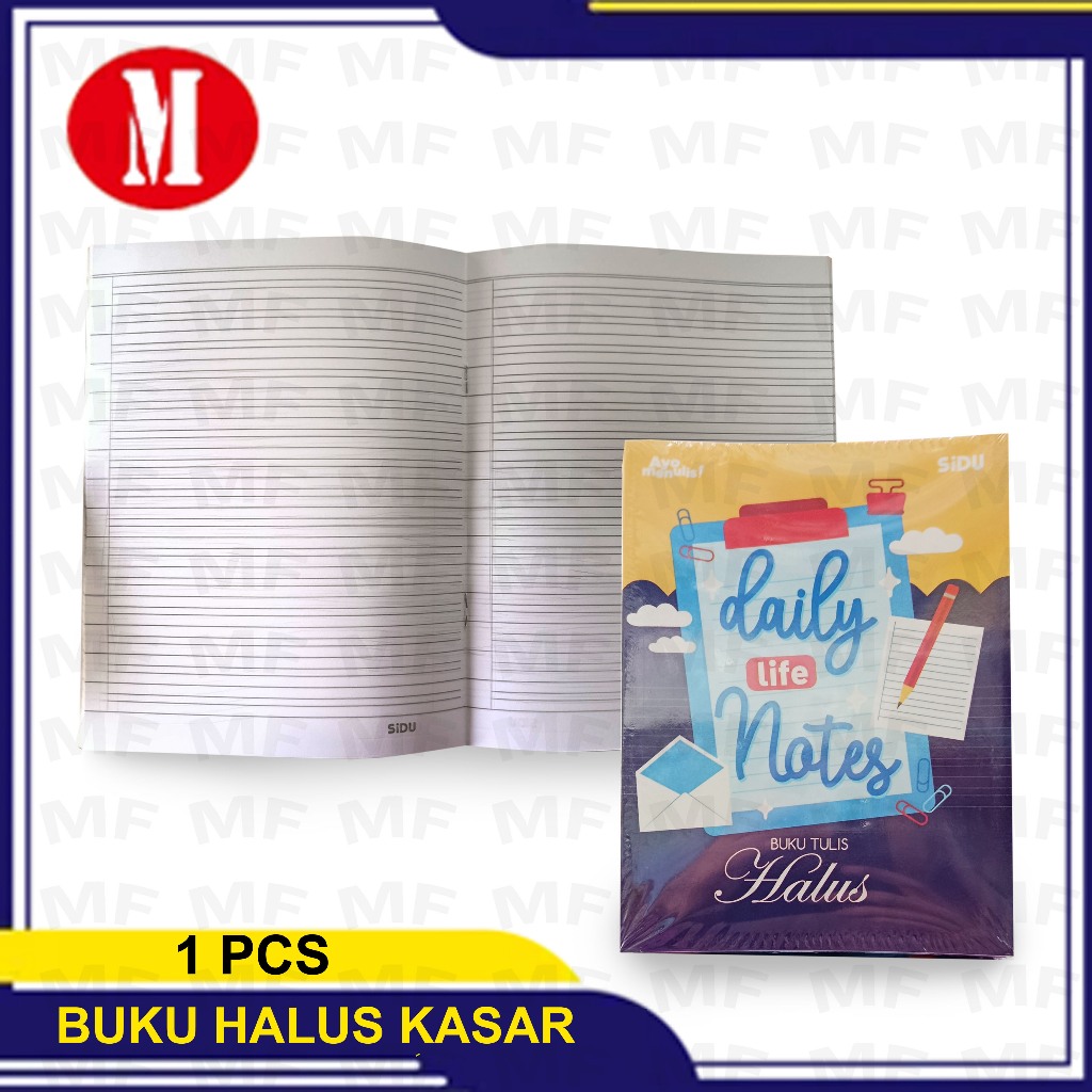 

Buku Tulis Halus Kasar isi 38 lembar SIDU PCS