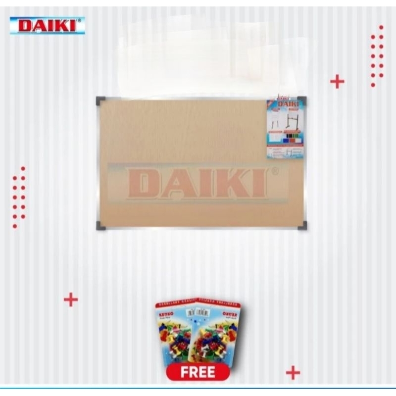 

Daiki Soft Board / Cork Board Classic Gantung uk 50 x 70 cm / 60 x 90 cm.