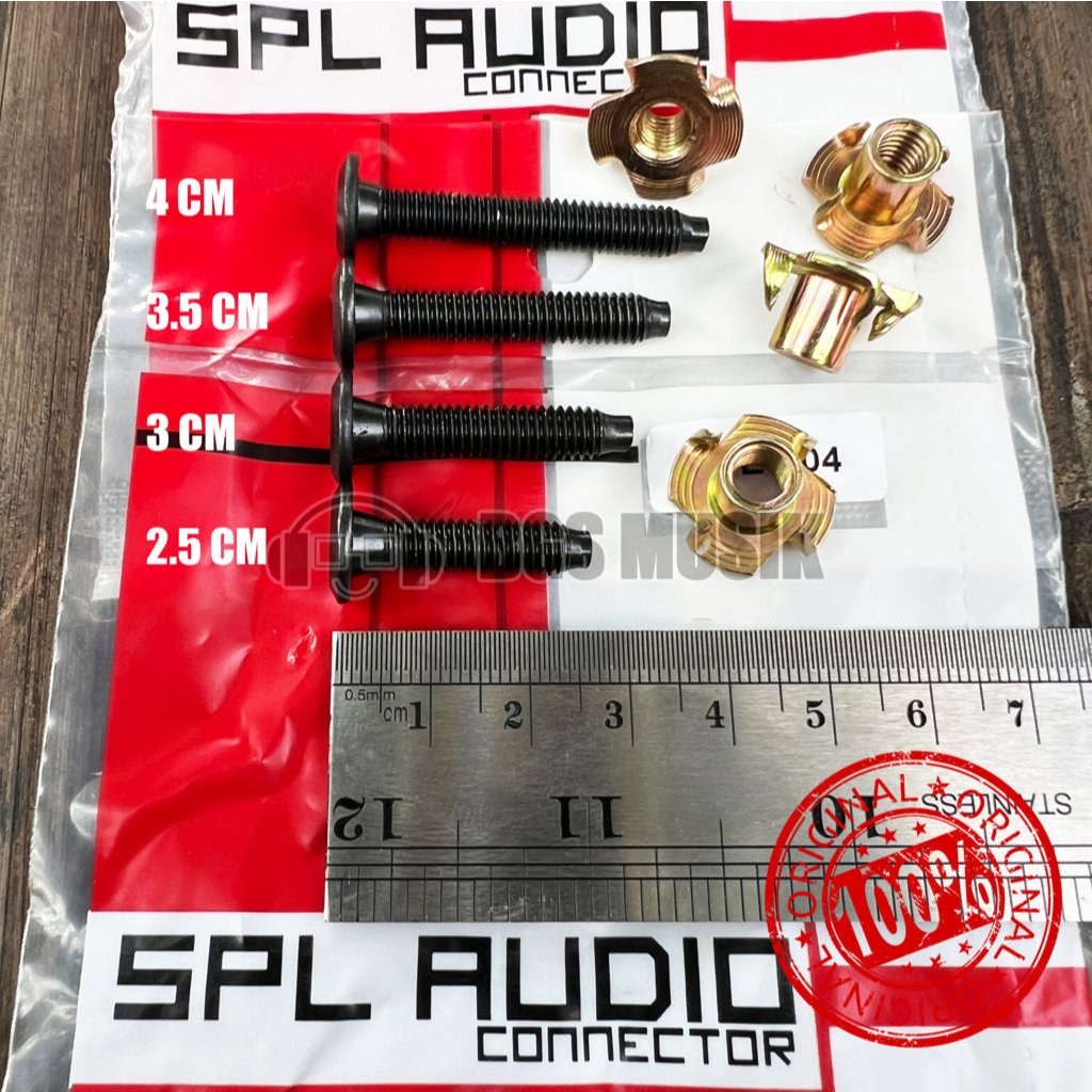 Baut Speaker JCBC M6 Kunci L 4mm Mur Cakar M6 - Baut Speaker plus Cakar M6