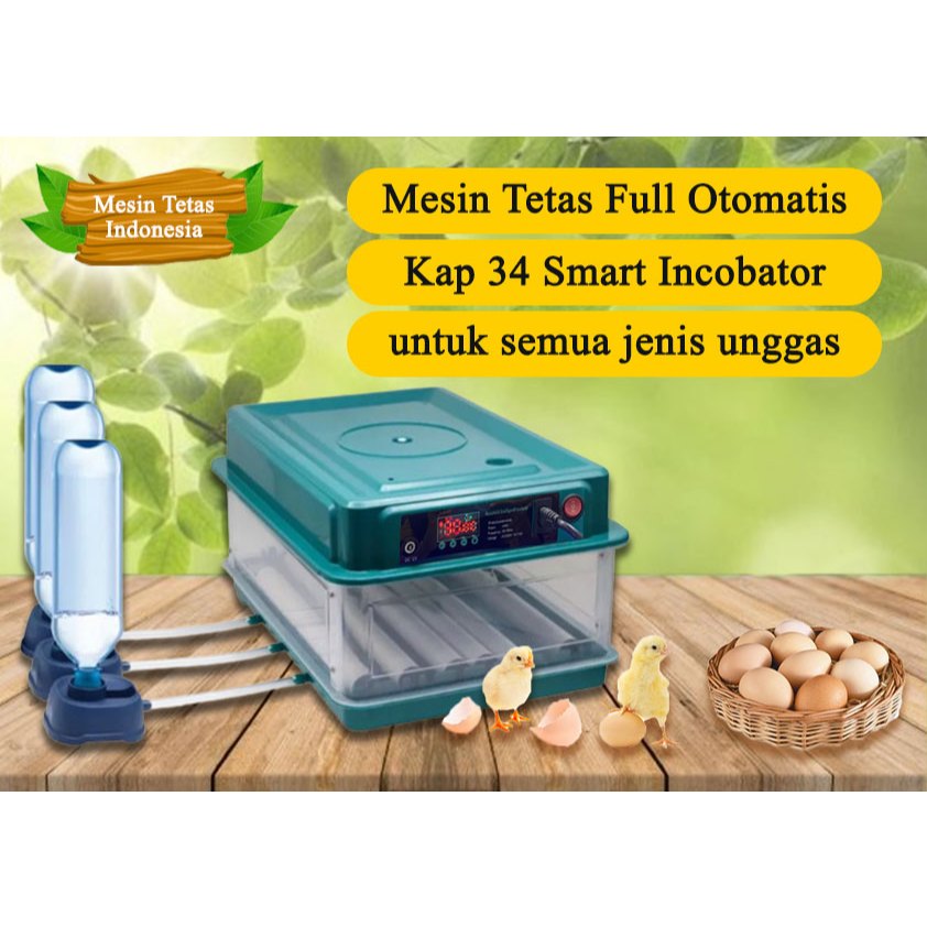 [BISA COD] BELI 1 GRATIS 1 - Mesin Penetas Telur Otomatis Kapasitas 72 Butir - Inkubator Otomatis Pe