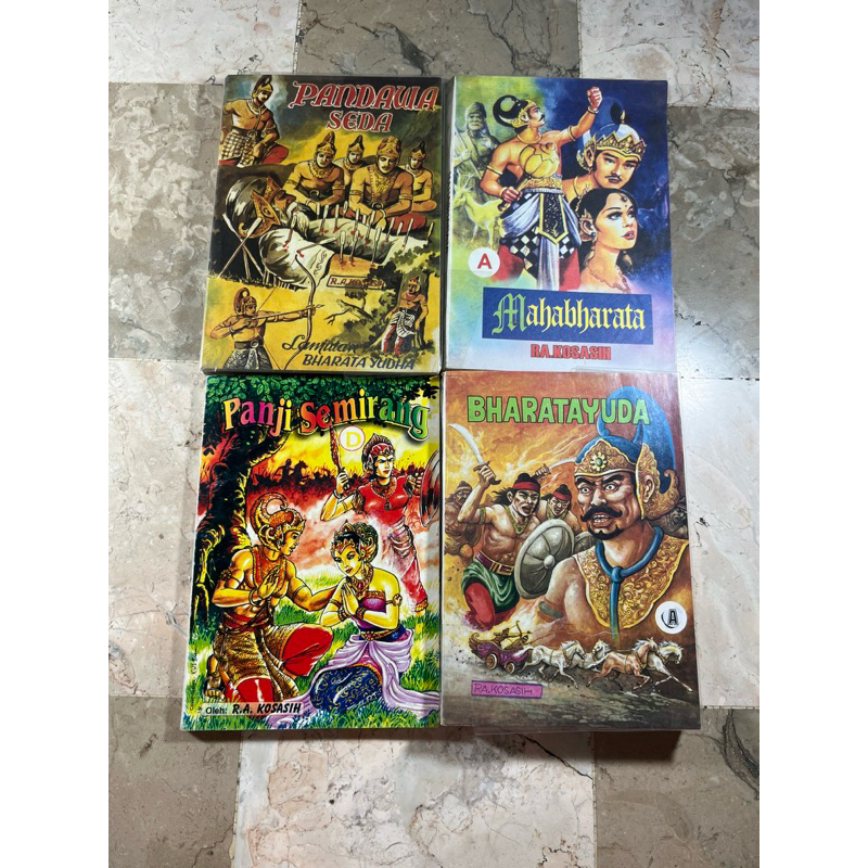 Buku Cerita Pandawa Seda, Mahabharata, Panji Semirang, Bharatayuda, RA. Kosasih