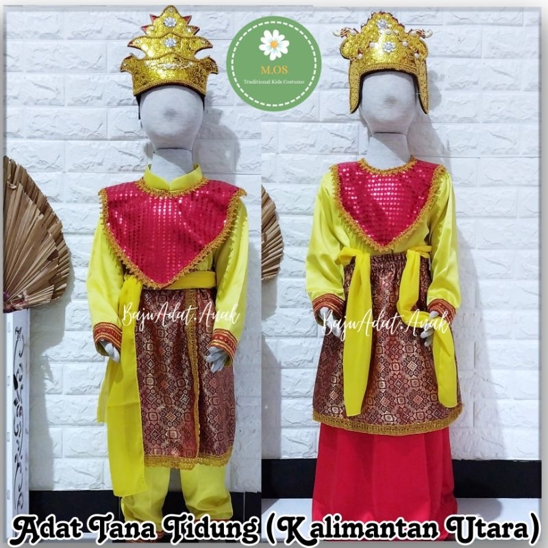 BAJU ADAT TANA TIDUNG KALIMANTAN UTARA| BAJU KALIMANTAN UTARA| BAJU ADAT TANA TIDUNG ANAK PEREMPUAN 