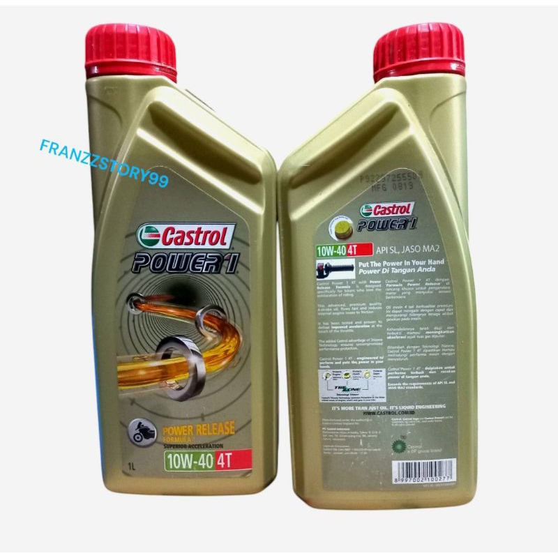 Oli castrol power 1 10W-40 1 Liter