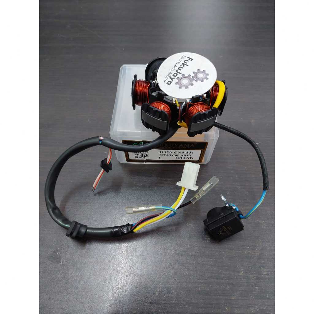 Fukuyama Stator Assy Comp 6 Spull Spul Spool + Pulser Honda Grand (GN5)
