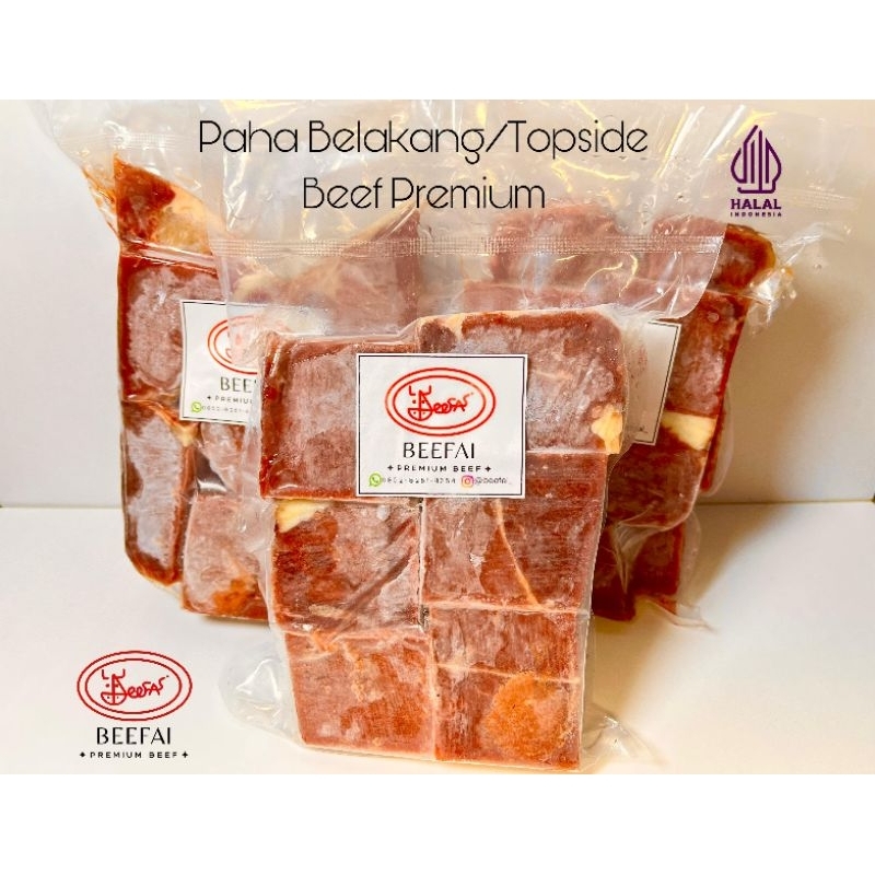 

Frozen Beef Topside/Paha Belakang Sapi Premium (Rendang, Dendeng, Empal, Abon, BBQ, Sate, Bakso, Gulai, Rawon, Semur, Sop, Soto)