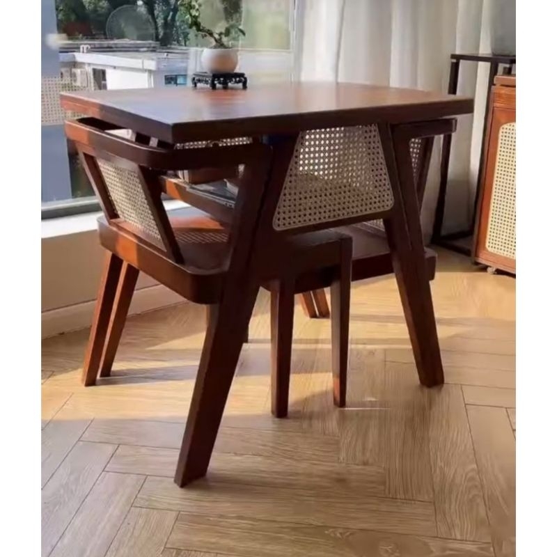 meja makan 2 kursi minimalis set