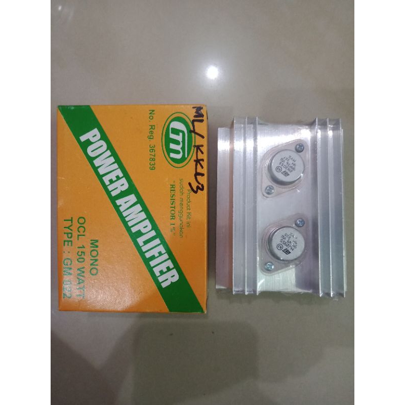 Kit Power Amplifier Mono OCL 150W GM 022