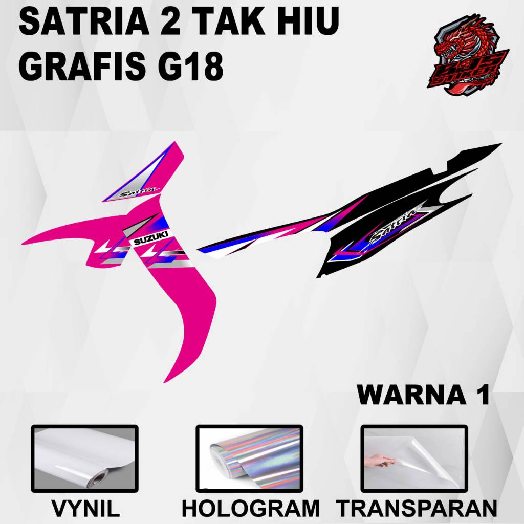 Stiker Satria 2tak Stiker Satria Hiu / Striping Satria 2tak Striping Satria Hiu / Stiker Sticker Dec