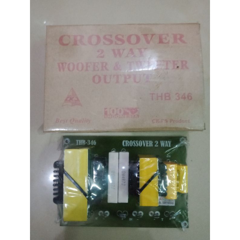 Kit Crossover 2 Way Woofer & Tweeter Output CKJ THB346