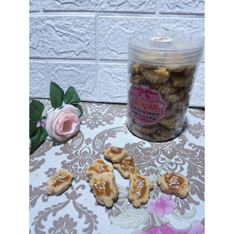 

USAHA UMKM 400GR KUE KACANG TABUR WIJEN JAR