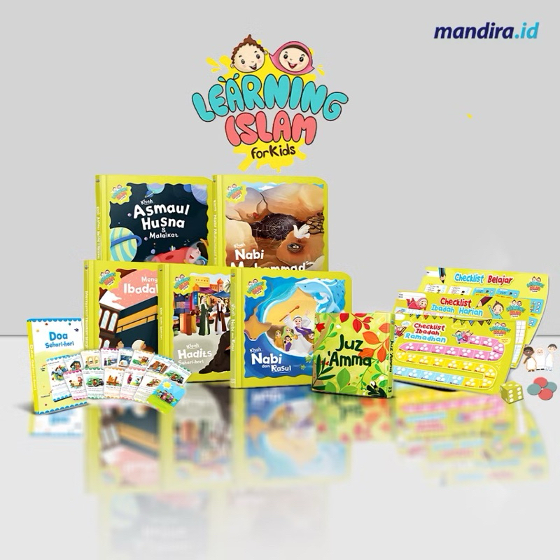 LIFKids Learning Islam For Kids Buku Anak Kisah Nabi dan Rasul Asmaul Husna dan Malaikat