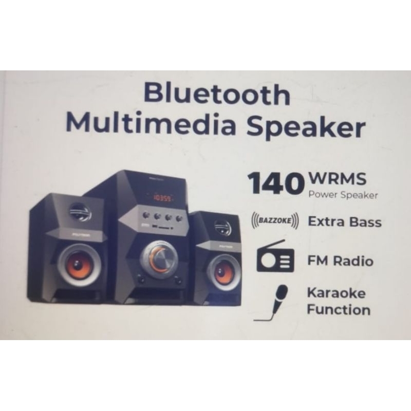 POLYTRON SPEAKER AUDIO PMA 9522 SUPER BASS USB BLUETOOTH Khusus batam