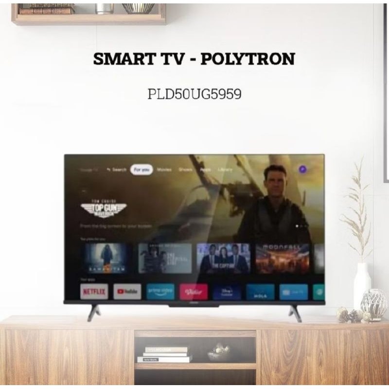 Polytron TV Led 50 inch 4K UHD Android Smart TV PLD-50UG5959