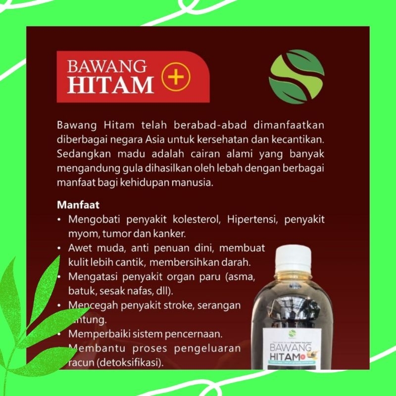 

BAWANG HITAM + HERBAL ORGANIK PROBIOTIK SINBIOTIK ENZIMATIK SYNTHESA HERBA