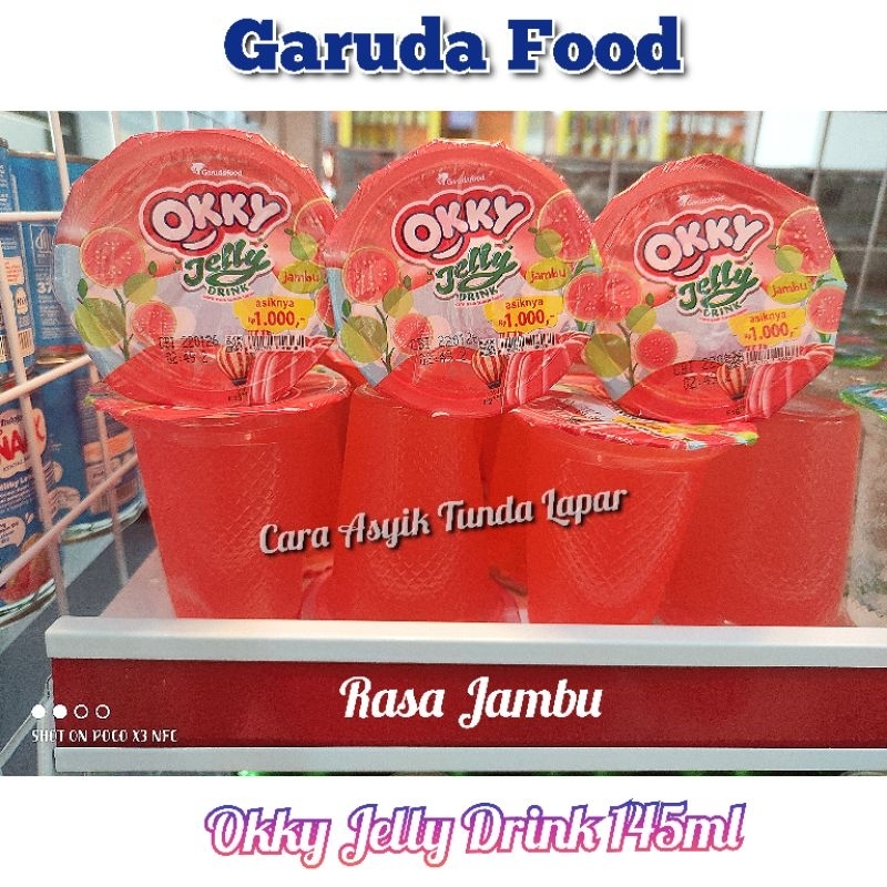 

GARUDA FOOD Okky Jelly Drink cara asyik tunda lapar | 145ml