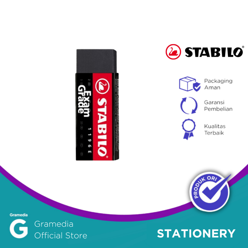 

Stabilo Exam Grade Big Eraser - Peralatan Tulis (Penghapus)