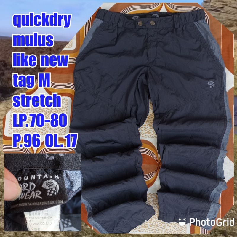 celana gunung outdoor olahraga running senam gowes tektok mhw mountain hard wear quickdry