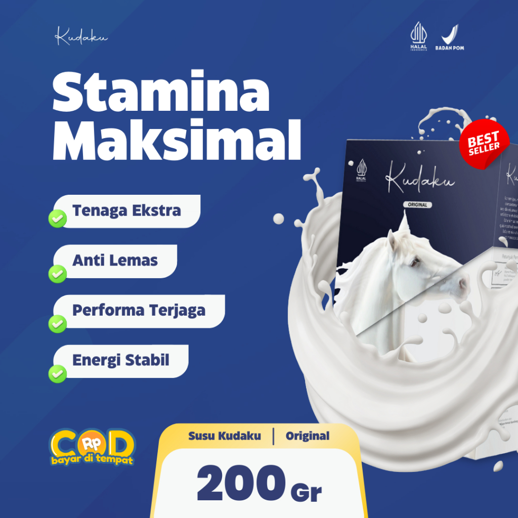 

KUDAKU Susu Kuda Peningkat Stamina testosterone stamina pria herbal bpom testo