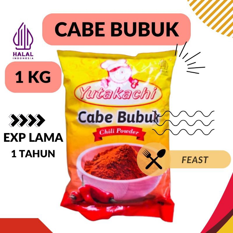 

Cabe Bubuk Yutakachi 1 Kg/Cabe Bubuk/Cabe India/Cabai/Cabai Bubuk