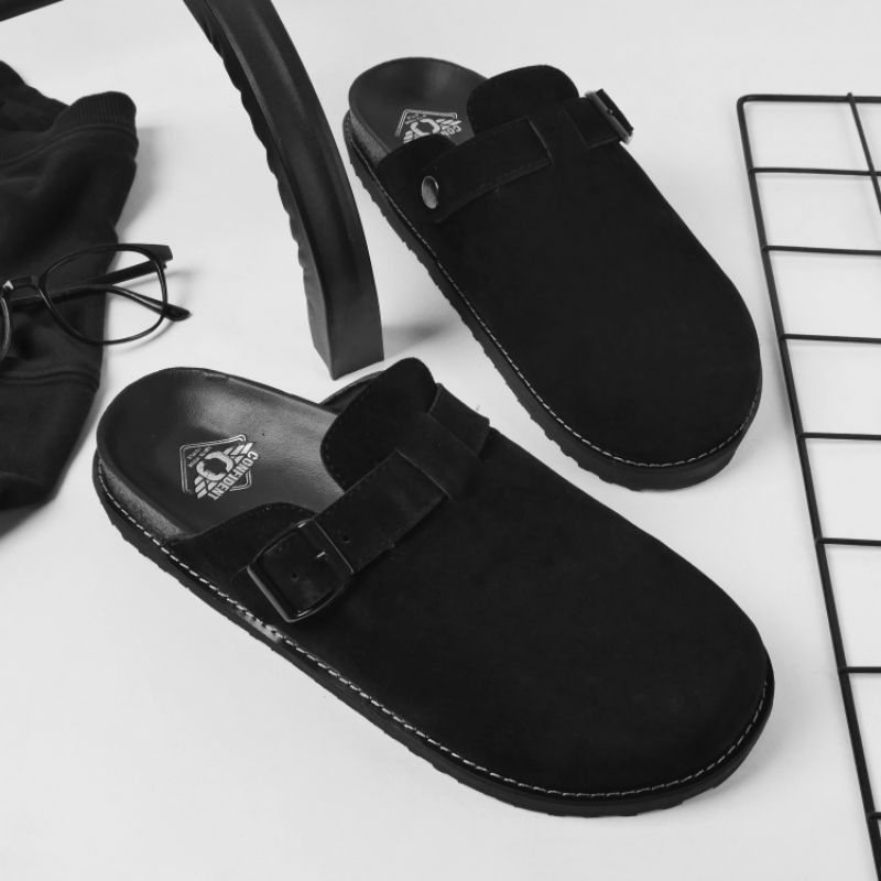 CONFIDENT-BUSTONG- Sandal sepatu pria sepatu sandal sandal trendy kekinian