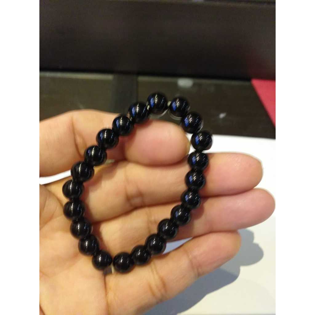 Gelang Full Batu Wulung Tanduk - Natural