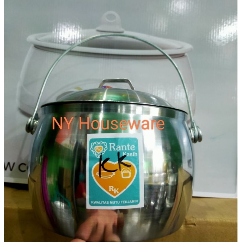 [NY] Periuk Nasi Ukuran 8 inch / Pemasak Nasi Liwet / Periuk Rante Kasih / Murah Berkualitas