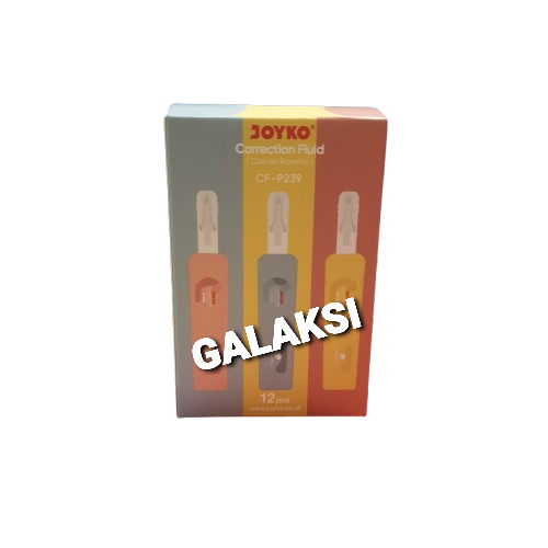 

[ BOX / 12 PCS ] CORRECTION FLUID / CAIRAN KOREKSI / TIP EX CAIR JOYKO CF-P239