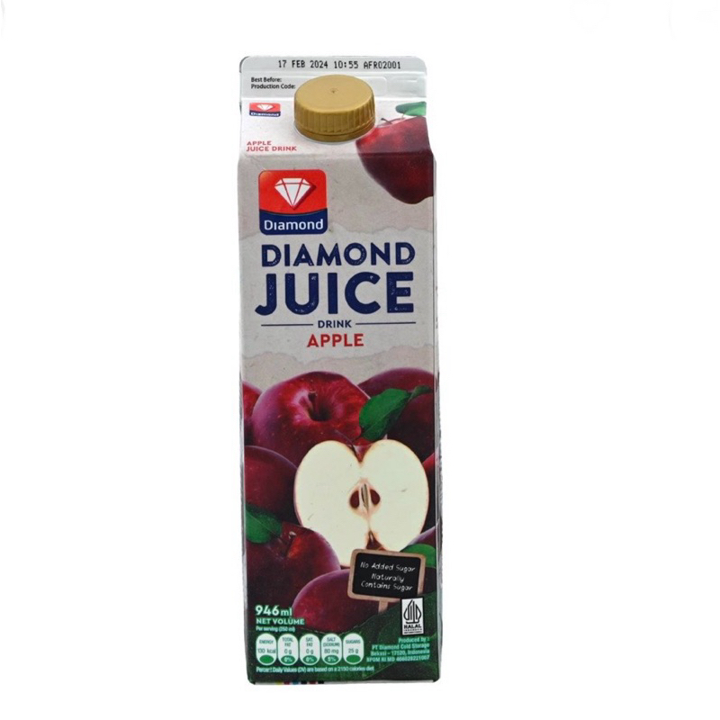 

Juice Apel Diamond Unsweet Apple 946 ml