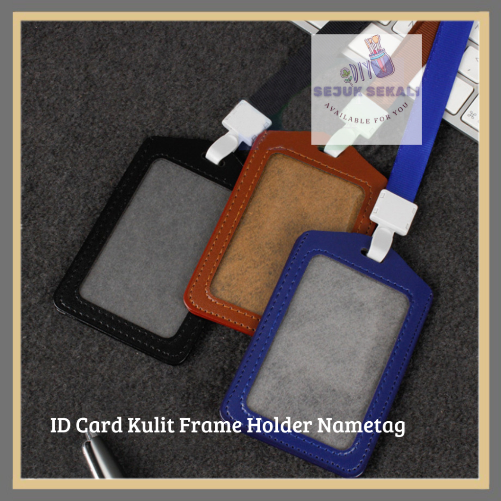 

ID Card Kulit Frame Holder Nametag