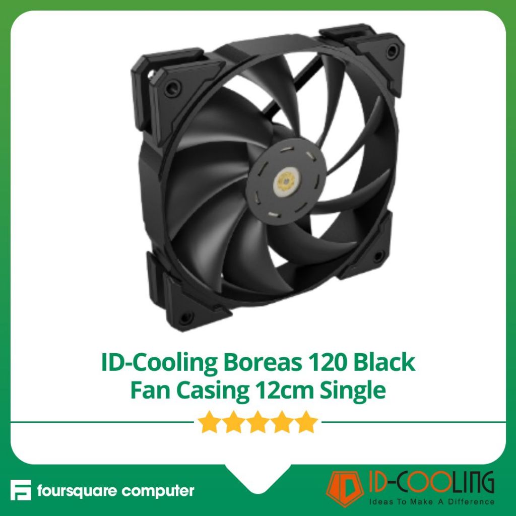 ID-Cooling BOREAS 120 Black Fan Casing 12cm Single