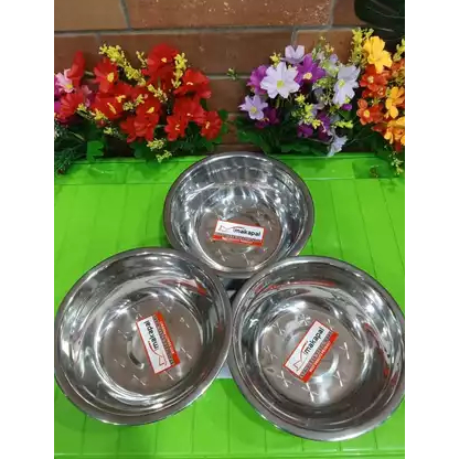BASKOM STENLIS MAKAPAL BSY 16 CM/BASKOM SAYUR STAINLESS/BASKOM STAINLESS SERBAGUNA/MANGKUK SAYUR /BA