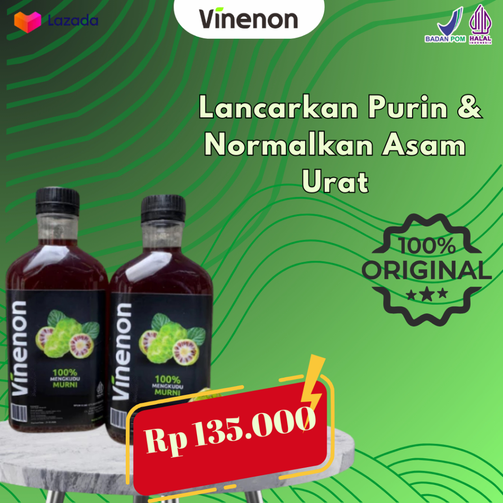 

Paket 2 BOTOL VINENON - Perlancar Purin 300 ml
