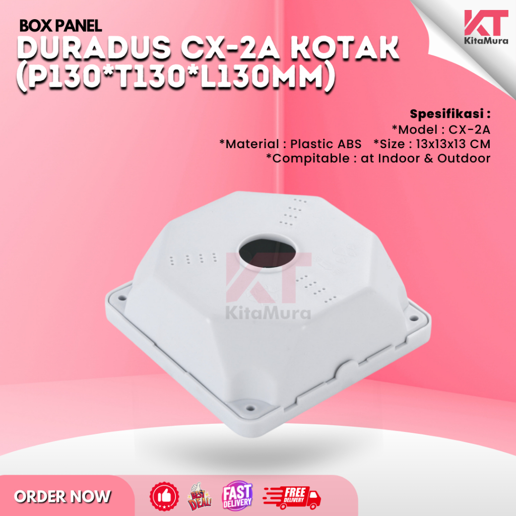 Duradus Camera CCTV Indoor/Outdoor, Junction Box CCTV CX-2A