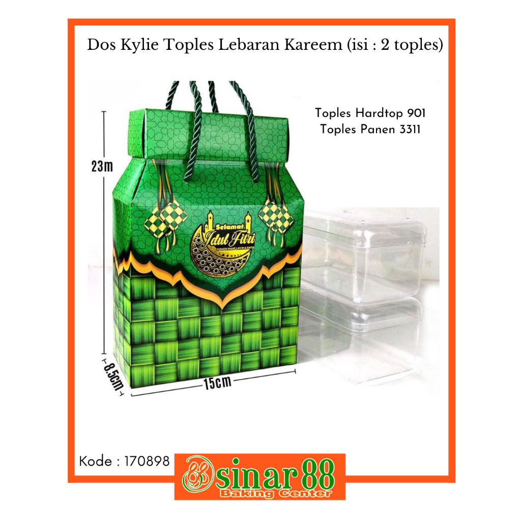 

DOS KYLIE TOPLES LBRN KAREEM 15X8.5X23