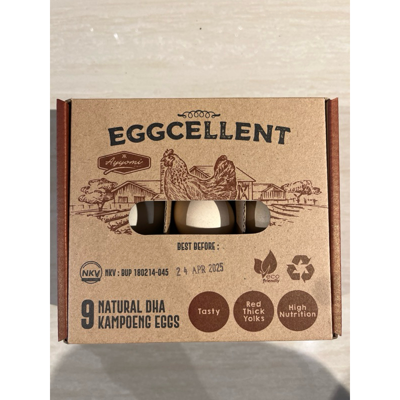 

TELUR AYAM KAMPUNG EGGCELLENT 9s