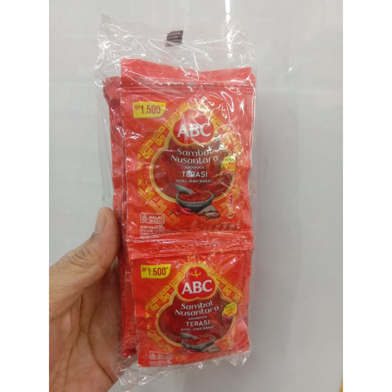 

ABC Sambal Nusantara Terasi 10x18g