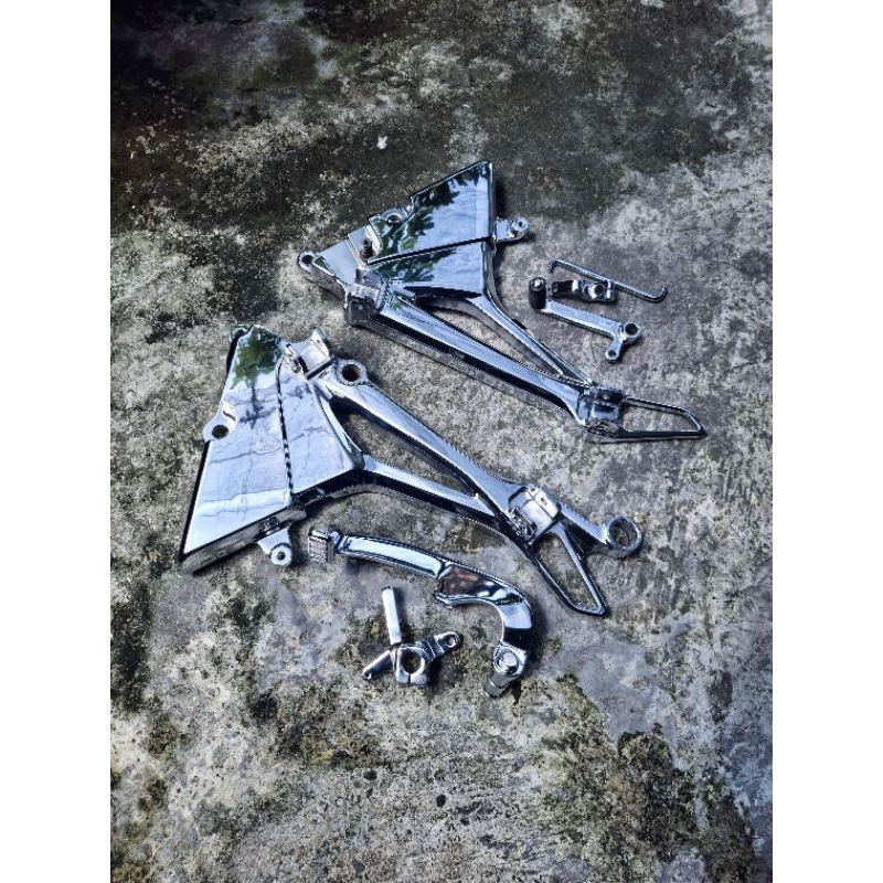 POSTEP FOOTSTEP TIREV TIGER REVO SET ORIGINAL CHROME CROM