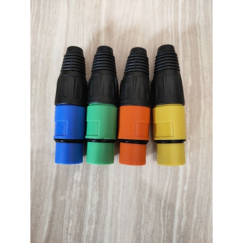 Jack Canon XLR Female PVC Jack Mic Canon XLR Female Soket canon