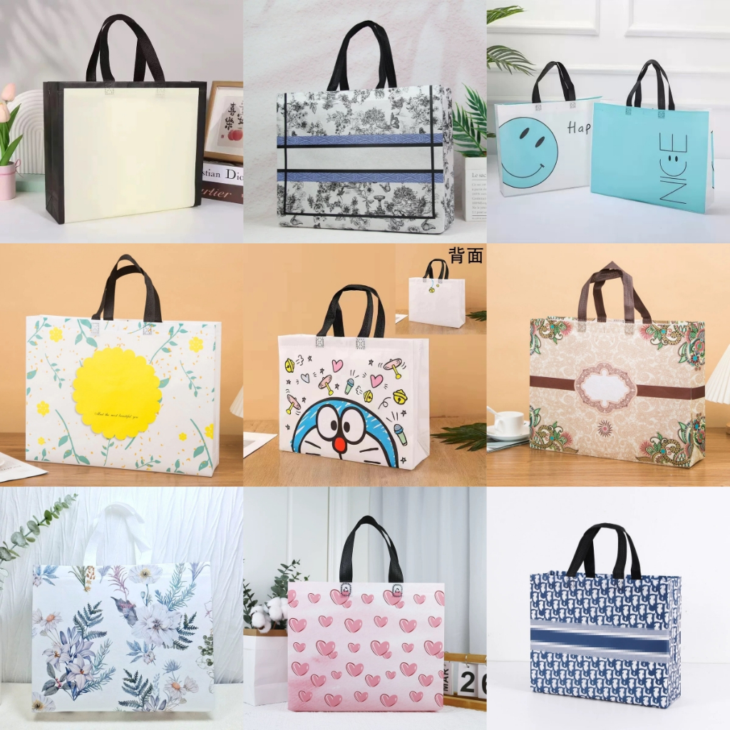 

Goodie bag-Tas Belanja tas Jinjing tas spunbond tas souvenir premium tebal dan kuat/Terlaris lipat jumbo/ waterproof/shopping bag WFB-04